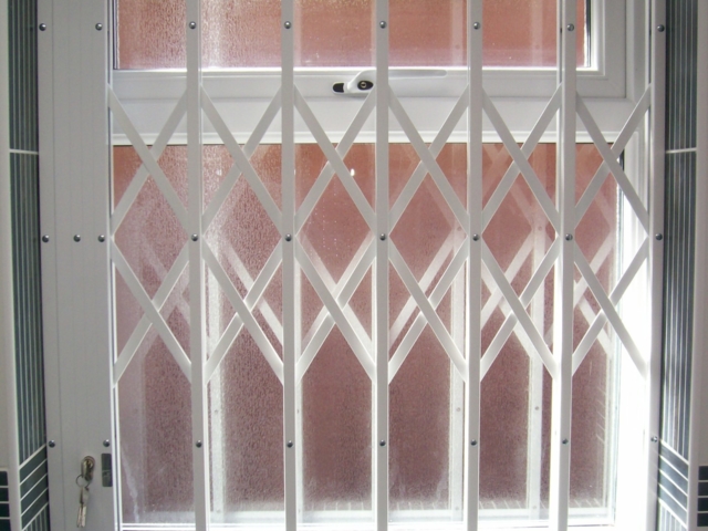 Window security grilles for bathroom