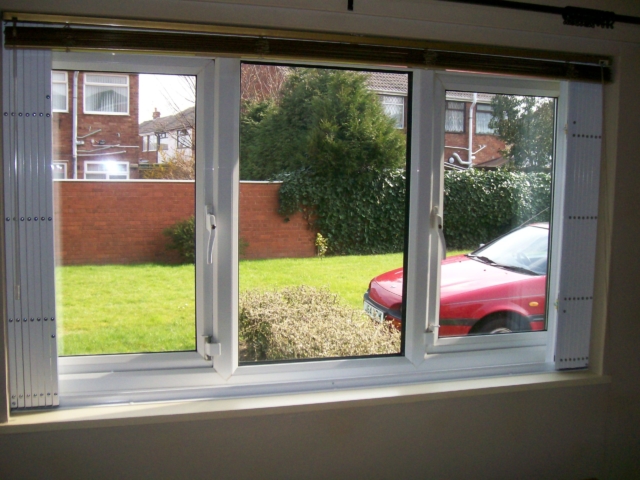 Window security grilles retracted