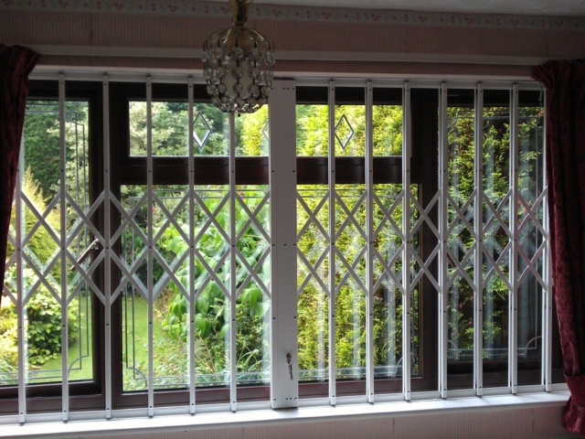 Security window grilles for bedroom