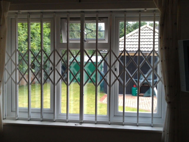 Security window grilles bedroom