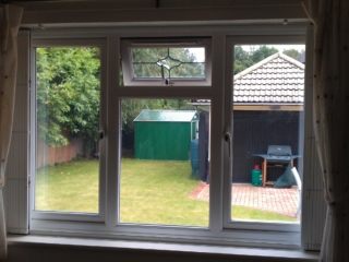 Security window grilles closed