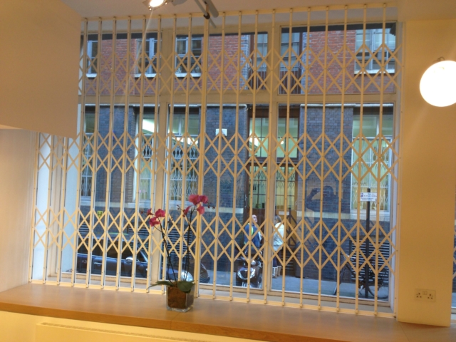 Window security grilles commercial property