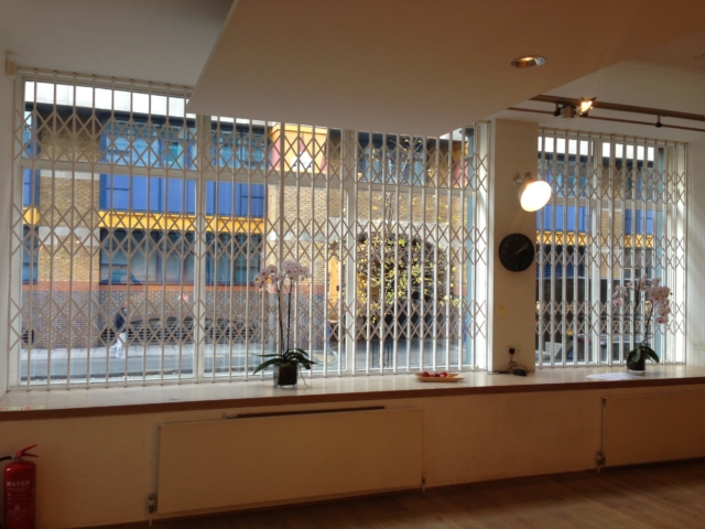 Security window grilles for commercial property