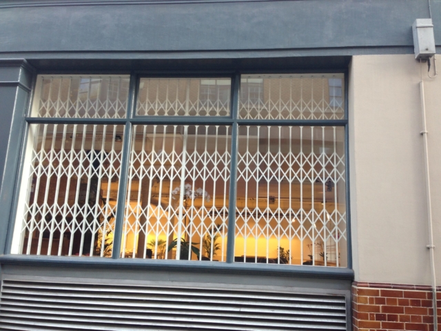 Security window grilles for office