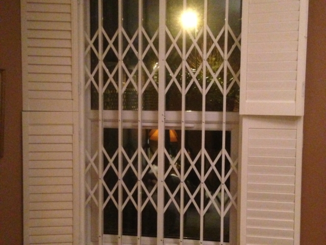 Security window shutters for home