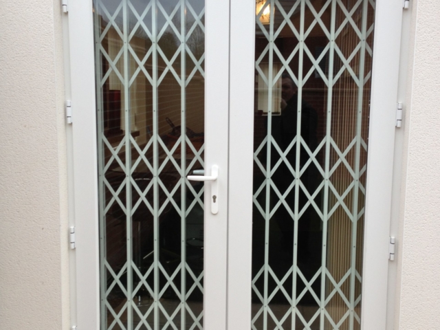 Security grilles for french door