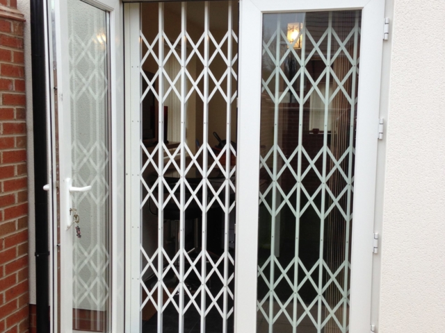 Security grilles for french door