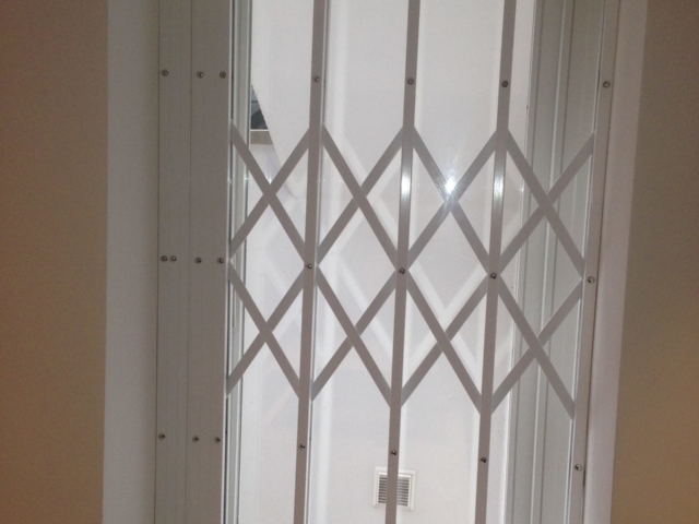 Window security grilles for bathroom
