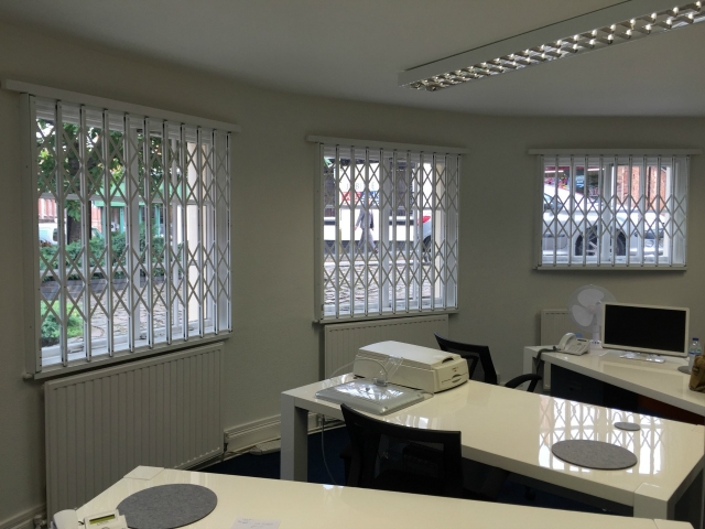 Face fix security grilles for commercial property windows