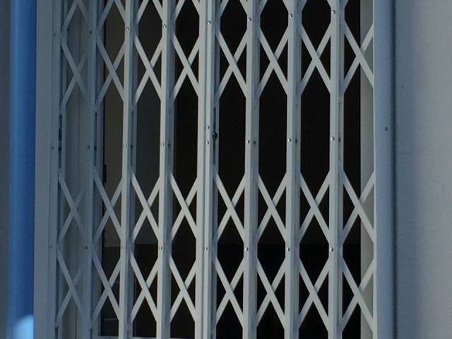 Face fix sliding security window grilles