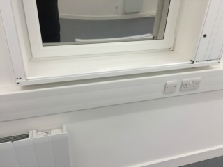 Face fix security window grilles sliding on standard tracks Face fix security window grilles sliding on standard tracks