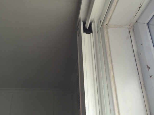 Sliding window security grilles face fix fitting