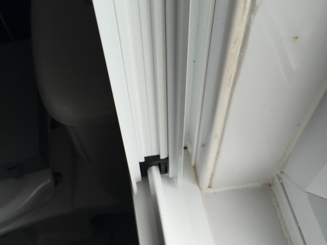 Sliding window security grilles face fix fitting