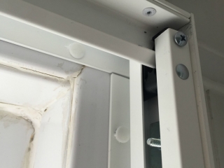 Collapsible window security grilles fitting Collapsible window security grilles fitting