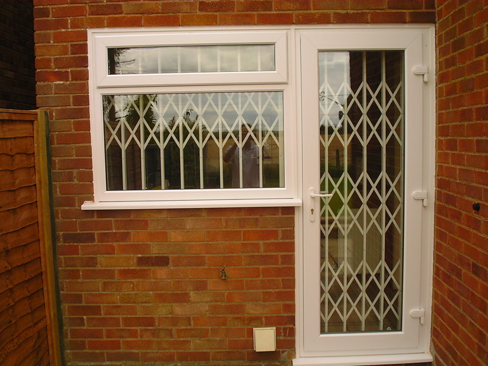 Sliding security grilles